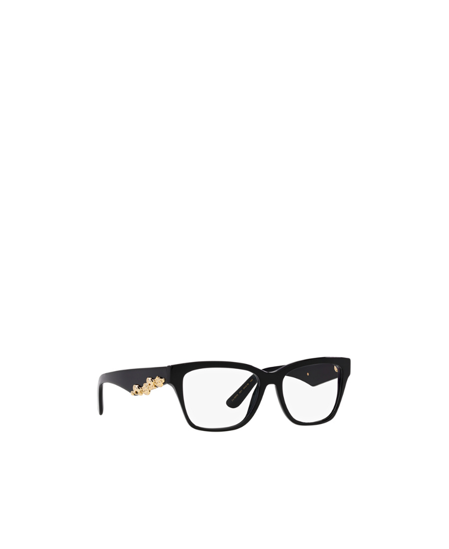 Dolce & Gabbana Logo-plaque D-frame Glasses In Black