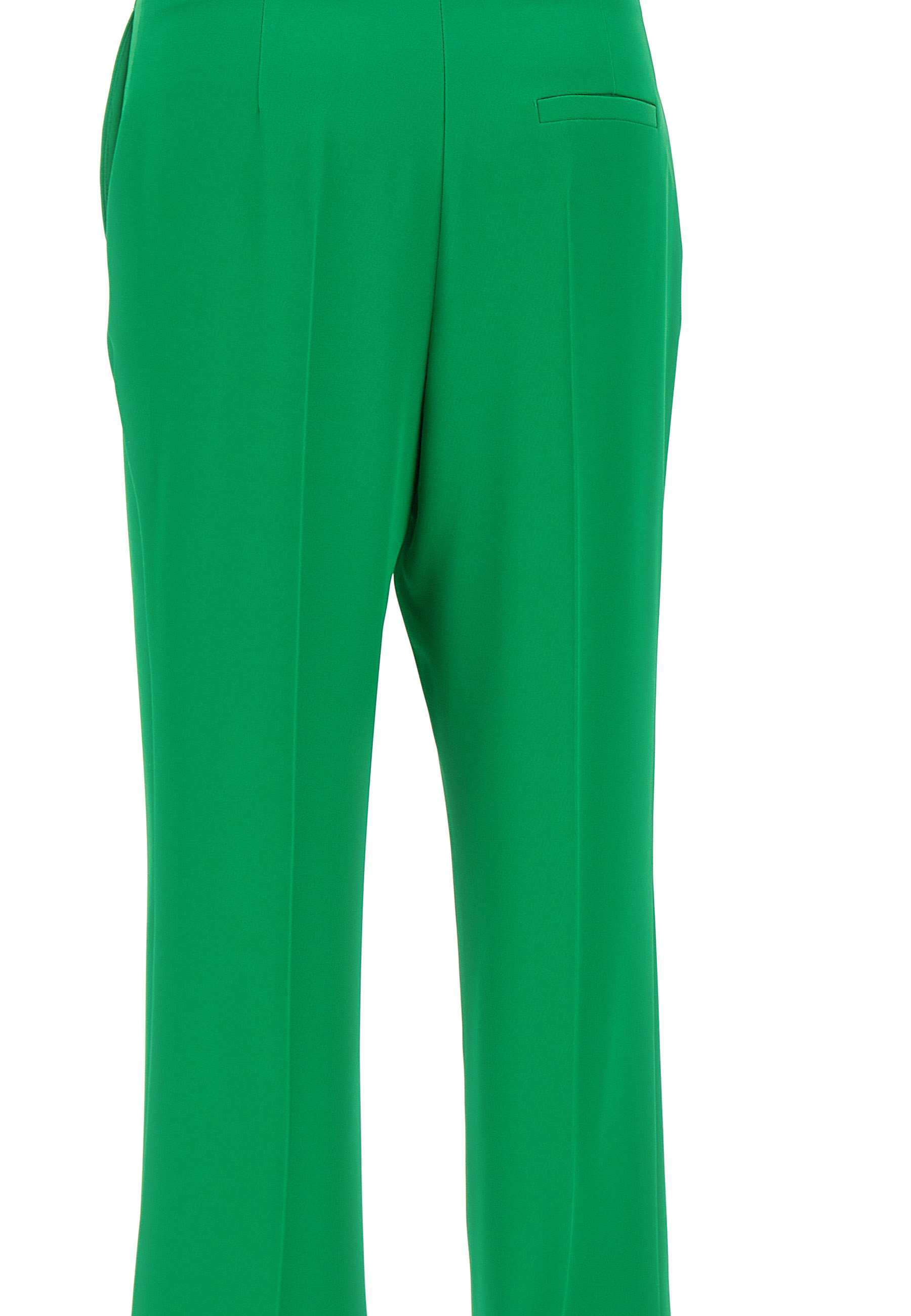 Kaos Pressed-crease Trousers In Green