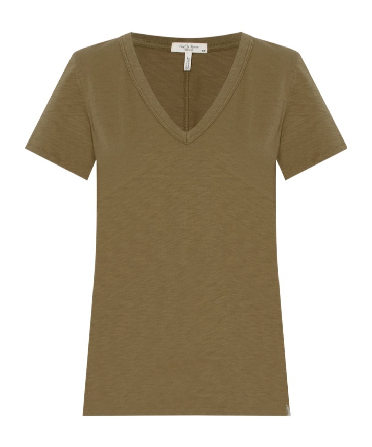 Rag & Bone Short-sleeved T-shirt In Military
