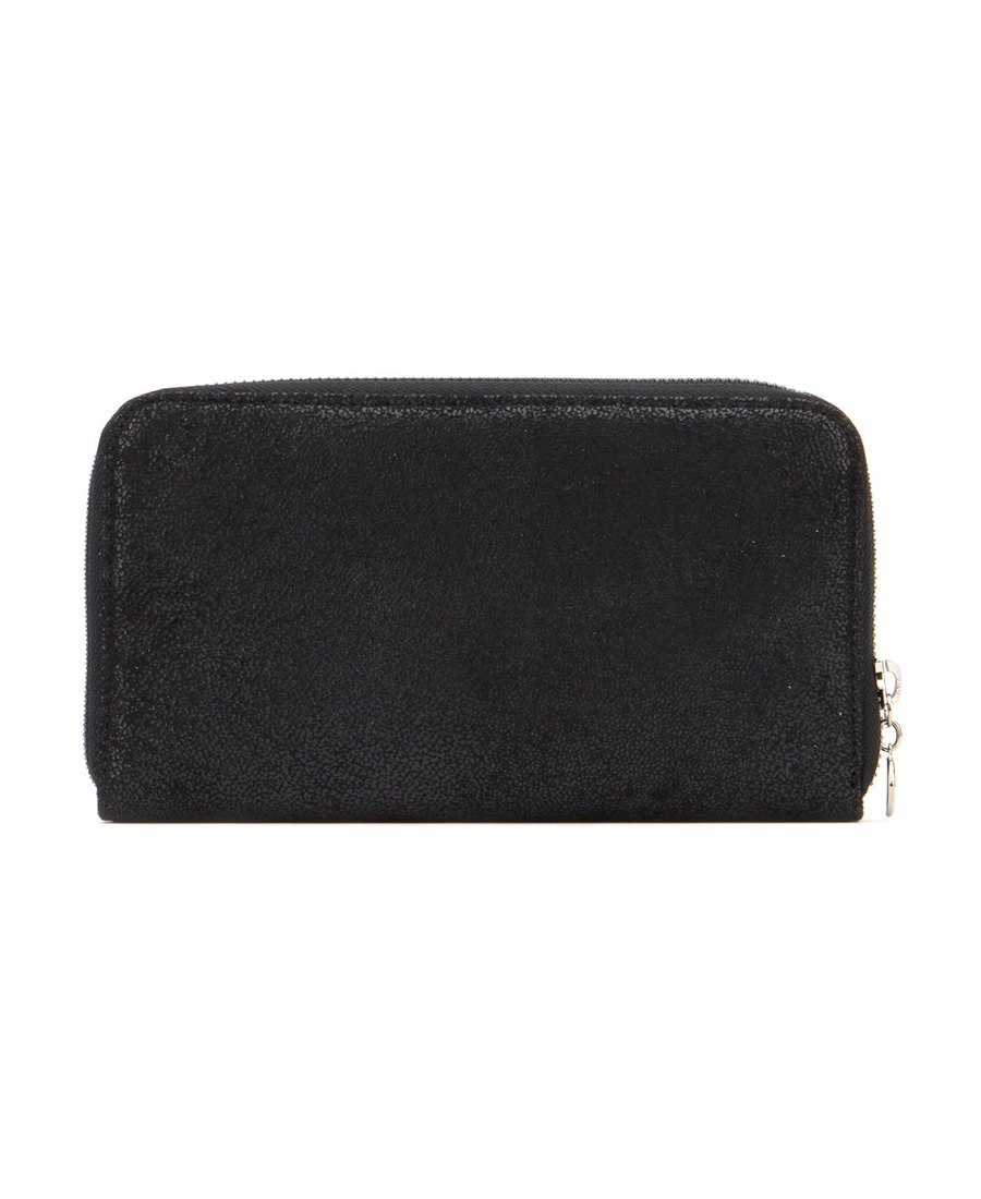 Stella Mccartney Stella Mc Cartney Blue Recycled Polyester Wallet In Black