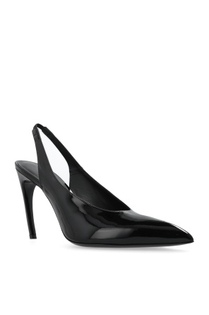 Attico Pointed Toe Slingback Viper Glossy Finish
