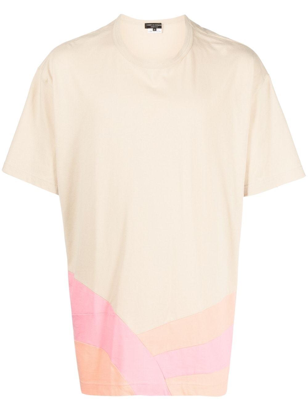 Comme Des Garçons Graphic-print Short Sleeved T-shirt In Neutral