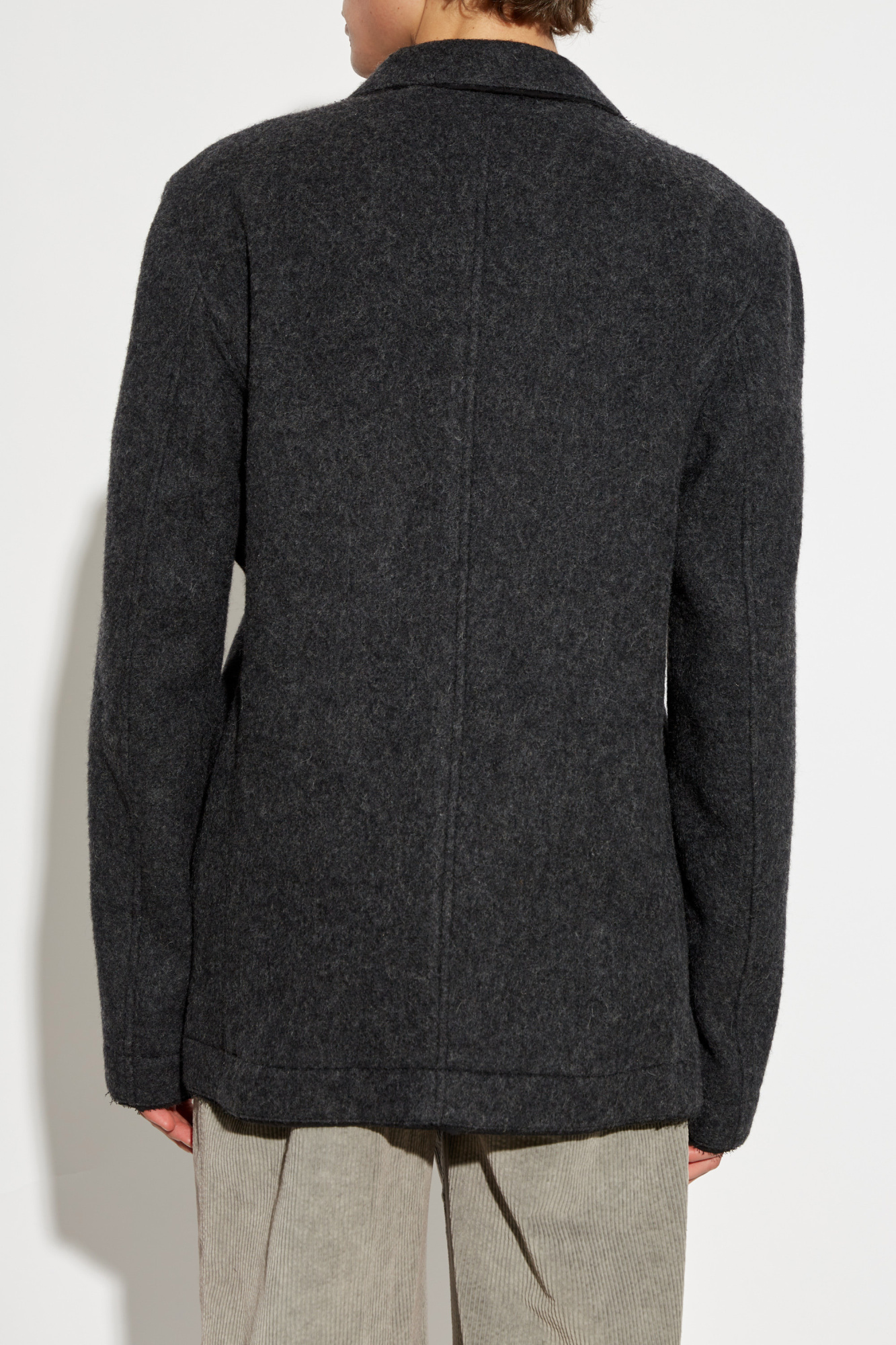 Dolce & Gabbana Single-breasted Casual Jacket In Black