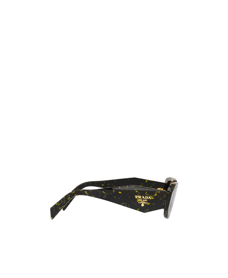 Prada Eyewear Rectangular Frame Sunglasses In Green