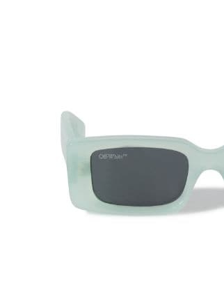 Off-white Arthur Rectangle-frame Sunglasses In Gray