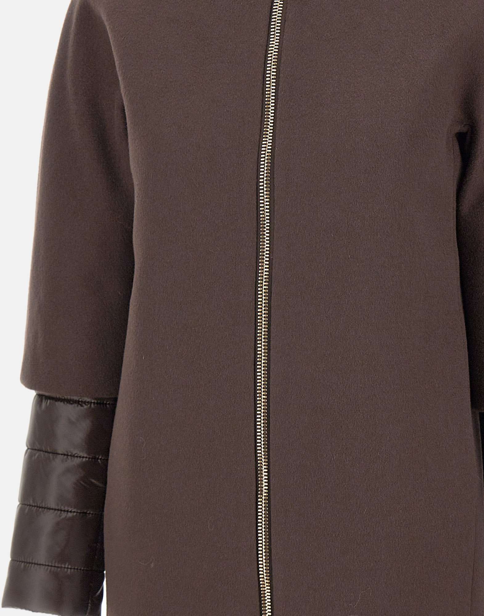 Herno Two-in-one Cotton Jacket In Brown