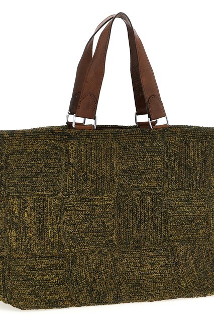 Ibeliv Double Handle Handbag In Green