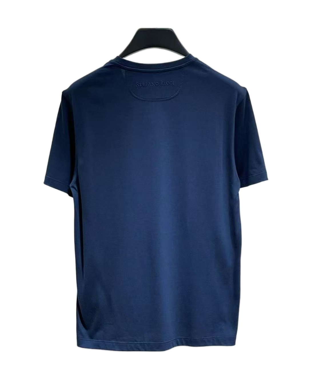 Stefano Ricci Logo-plaque T-shirt In Blue