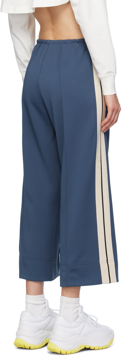 Palm Angels Elastic Waist Sweatpants In Blue
