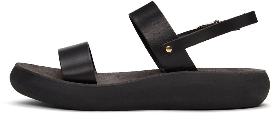 Shop Ancient Greek Sandals Clio Comfort Sandals In Black