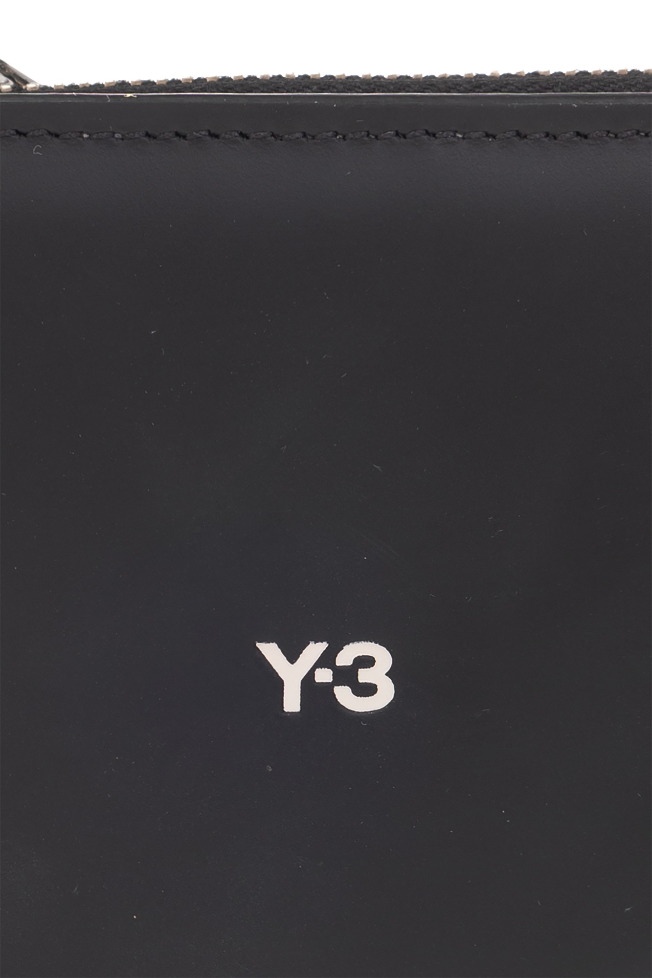 Y-3 Logo-print Bi-fold Wallet In Black