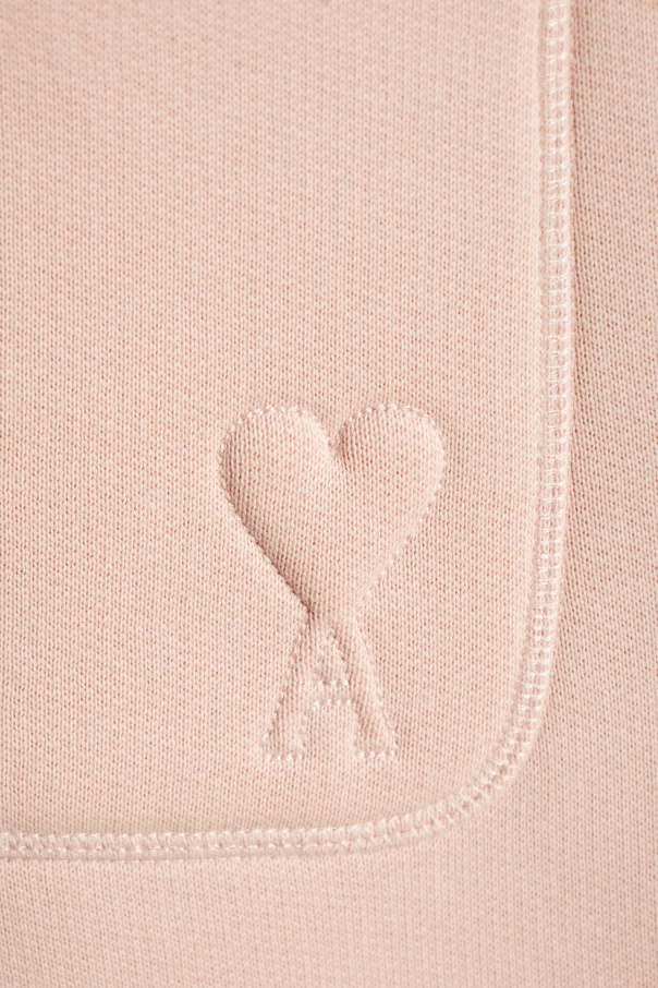 Ami Alexandre Mattiussi Elastic Waist Jogging Pants In Pink