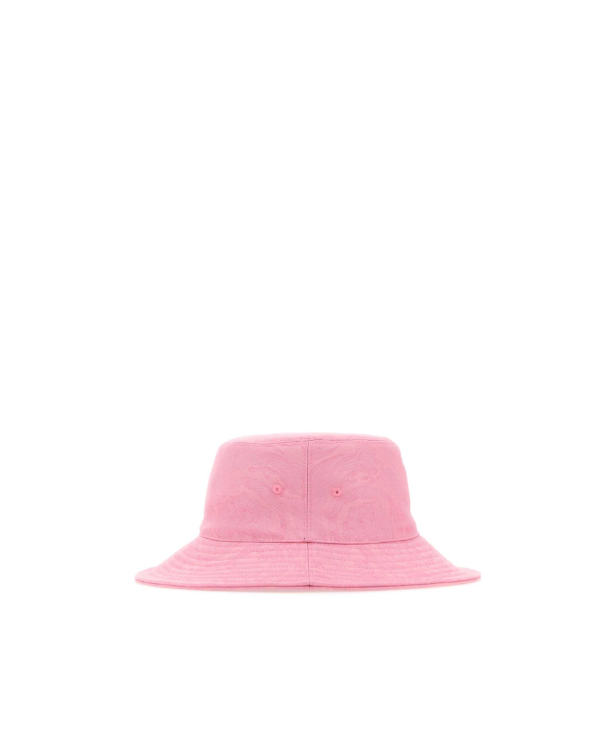 Shop Versace Barocco-jacquard Logo Bucket Hat In Pink