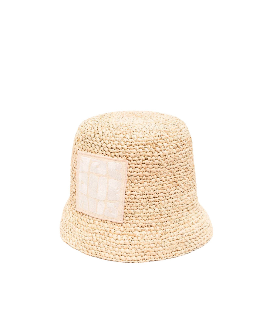 Jacquemus Le Bob Ficiu Bucket Cap In Nude