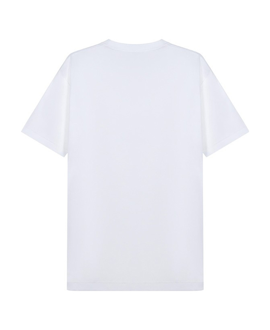 Giorgio Armani Embroidered Logo T-shirt In White