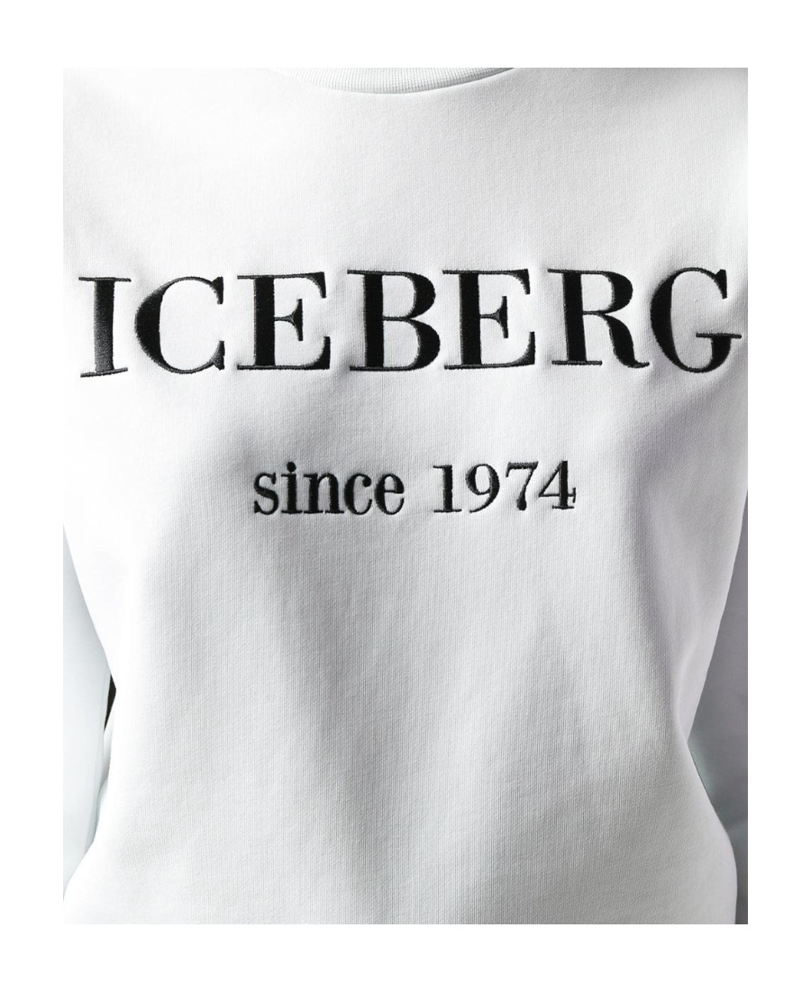 Iceberg Embroidered Logo Sweatshirt In White