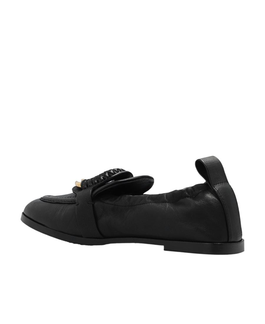See By Chloé Ring Flat Shoes In Black