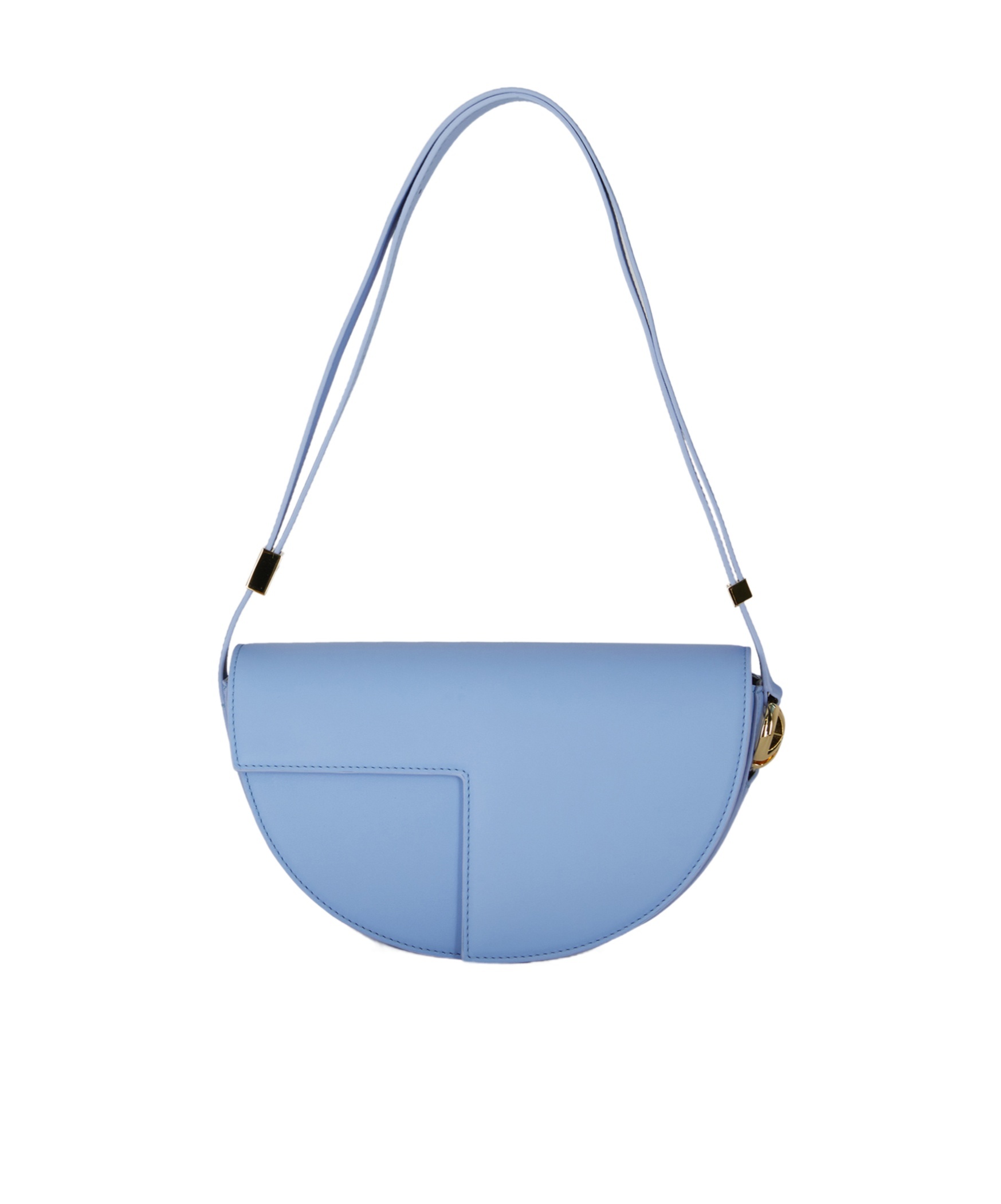 Patou Half Moon Shoulder Bag In Blue