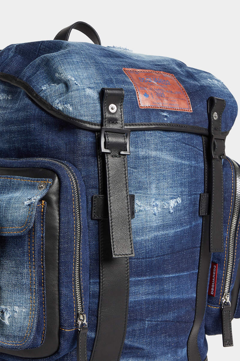 Dsquared2 Dsquared Denim Backpack In Blue