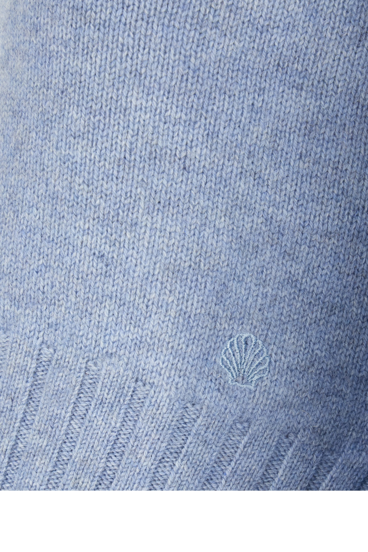 Loulou Studio Cashmere Lian Sweater Embroidered Detail In Blue