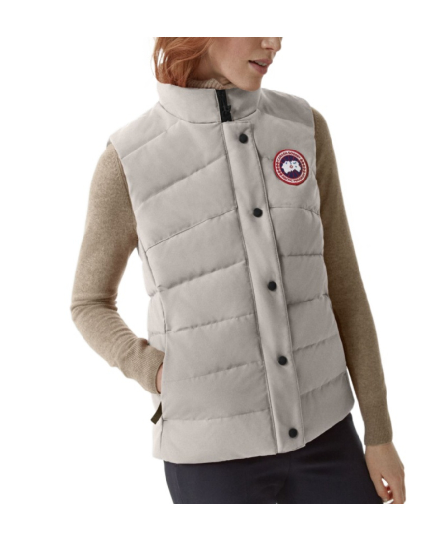 CANADA GOOSE LOGO-PATCH PADDED GILET