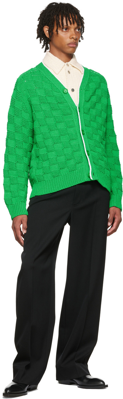 BOTTEGA VENETA INTRECCIATO KNITTED CARDIGAN