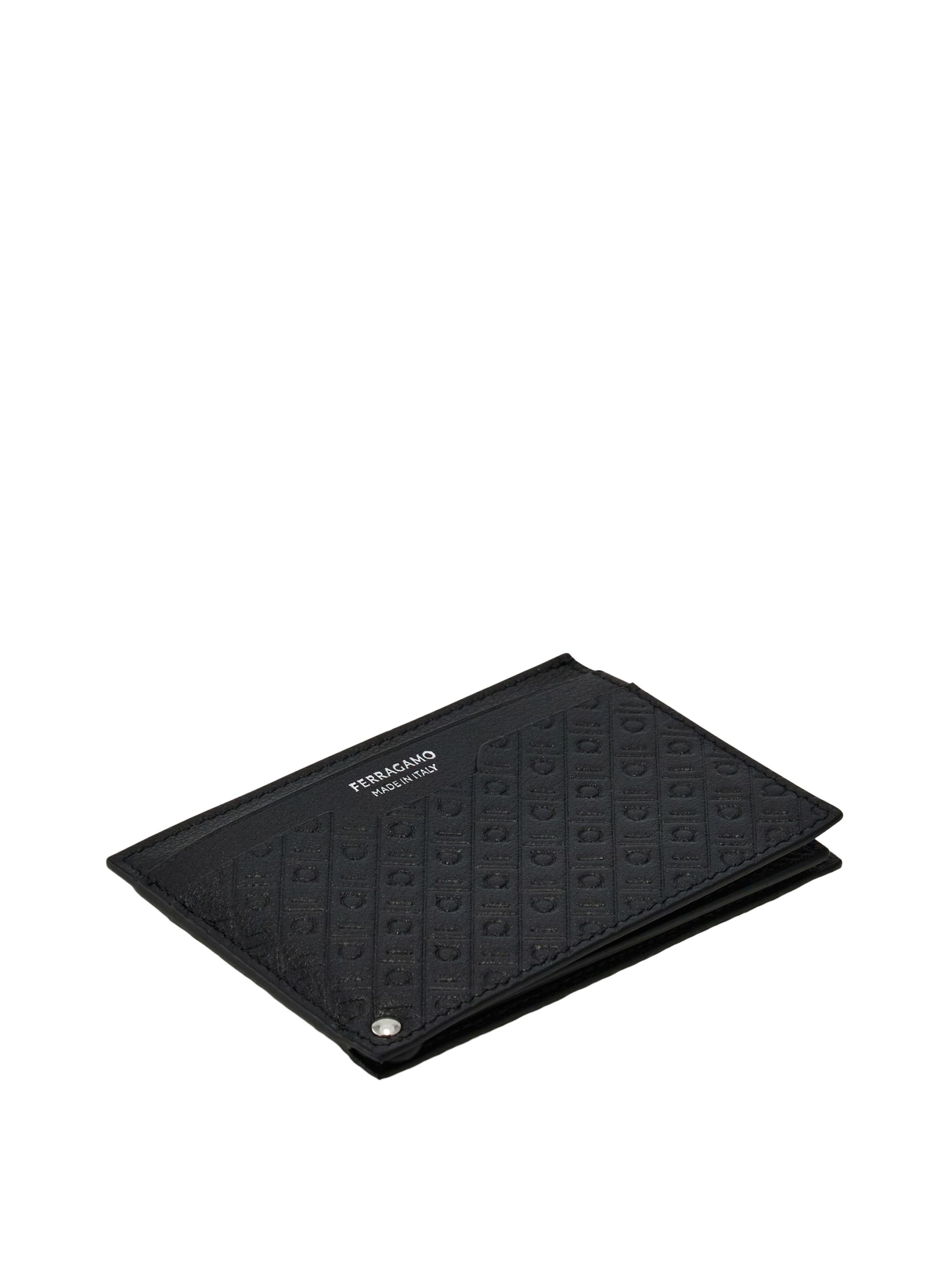 Ferragamo Lettering Credit Card Holder