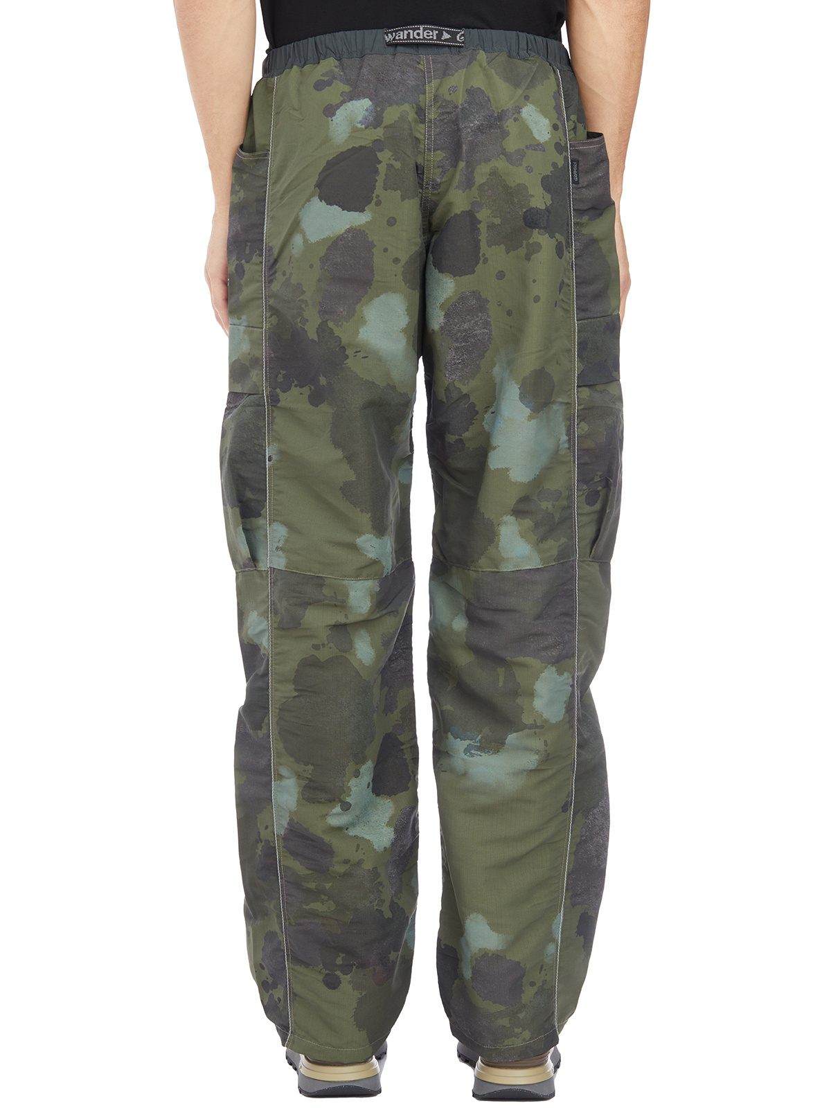 Gramicci Elastic Waist Casual Pants In Black