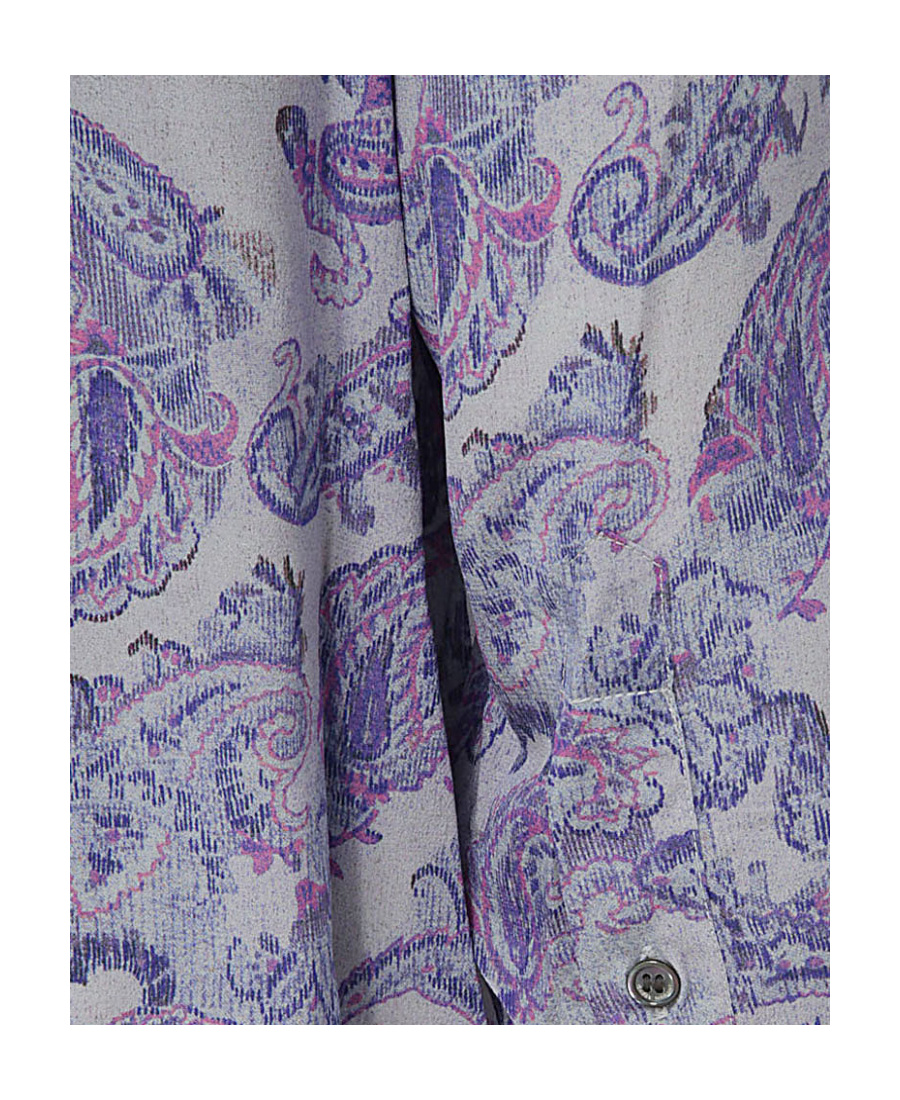 Isabel Marant Logo Long-sleeved Shirt In Purple