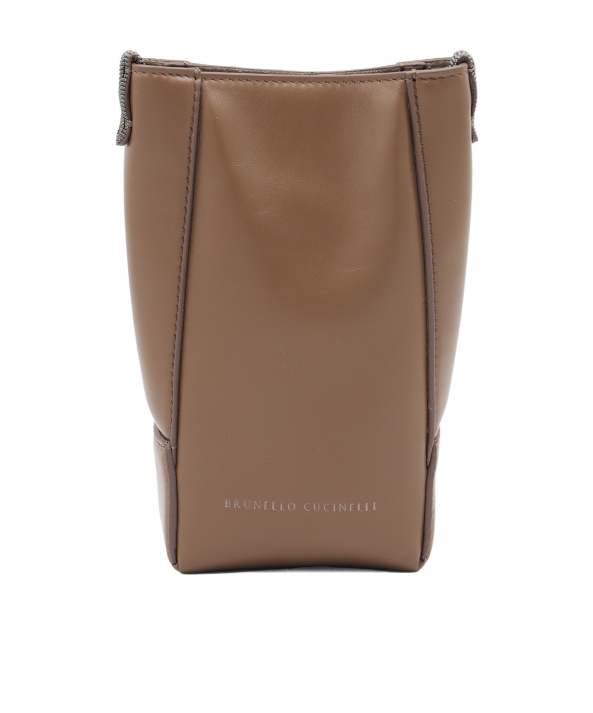 BRUNELLO CUCINELLI LEATHER SHOULDER BAG 