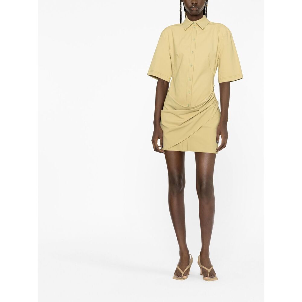 Jacquemus La Robe Camisa In Nude