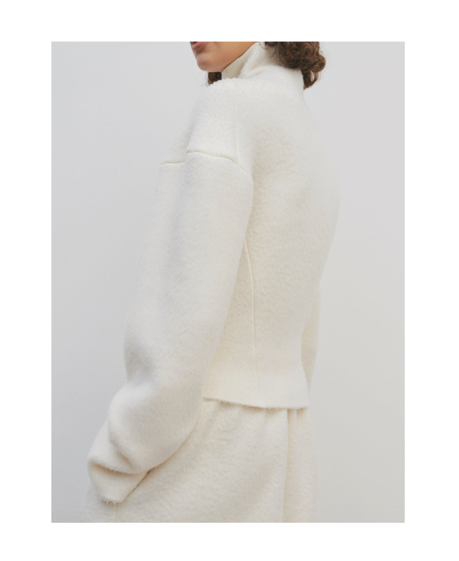 The Row High-neck Knitted Jumper In Nude