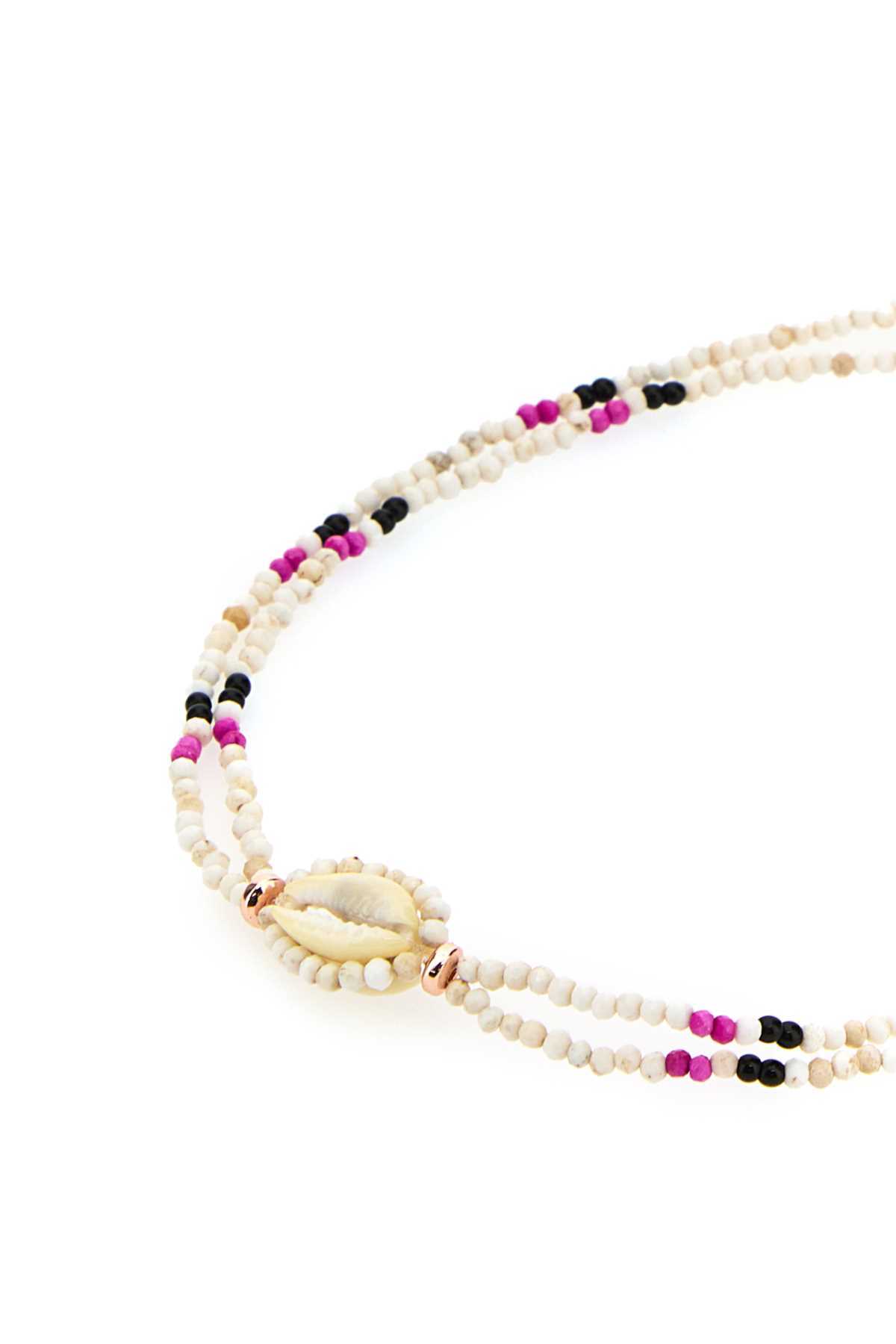 Isabel Marant New Malebo Beaded Choker Necklace In Yellow