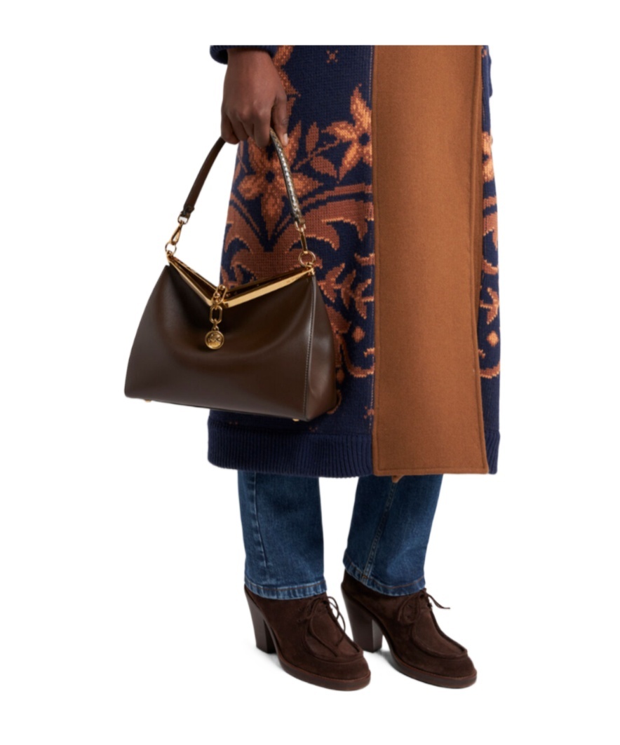 Etro Vela Shoulder Bags Bordeaux
