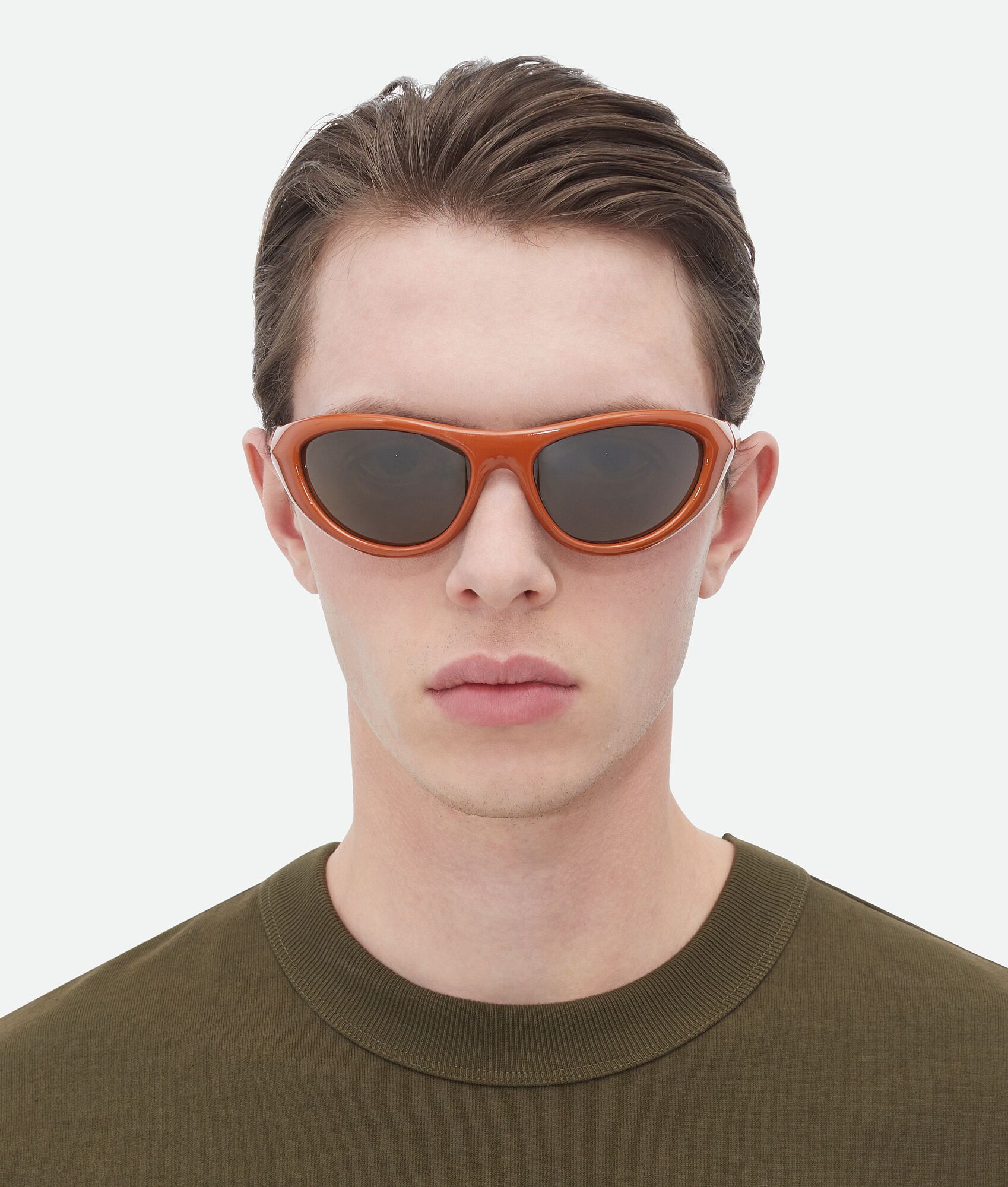 Bottega Veneta Cat's Eye Sunglasses In Brown