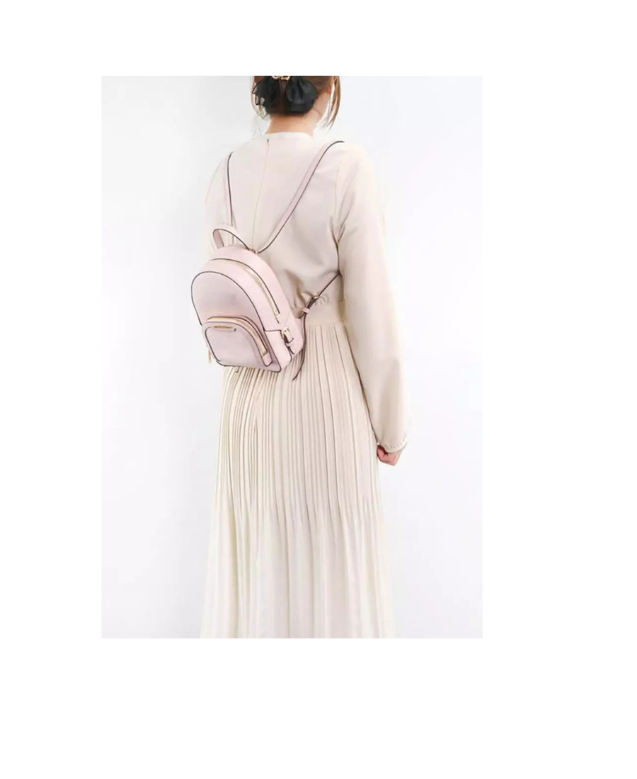 Michael Kors Zipper Backpack In Pink