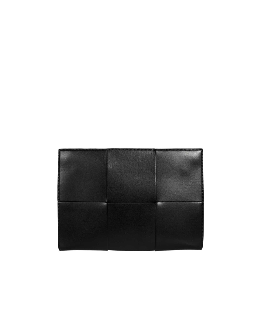 Bottega Veneta Slim Cassette Long Wallet In Black