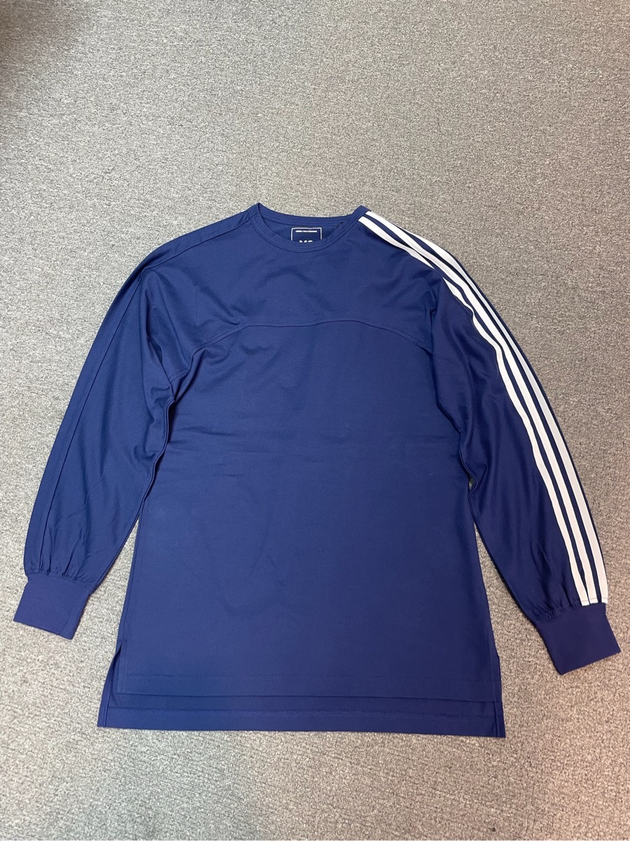 Y-3 M 3s Ls Tee In Blue