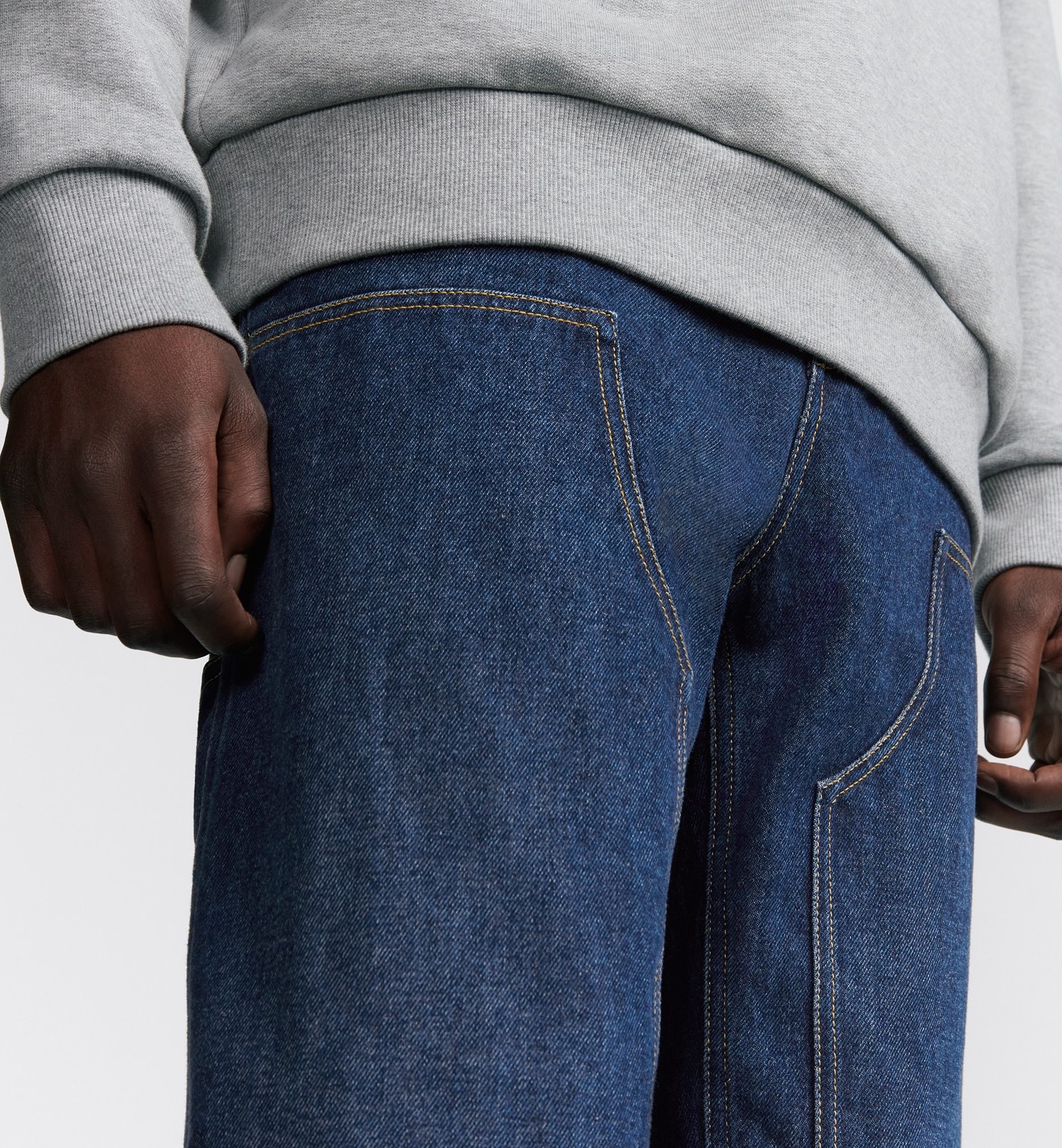 DIOR CHRISTIAN DIOR TAG CARPENTER JEANS 