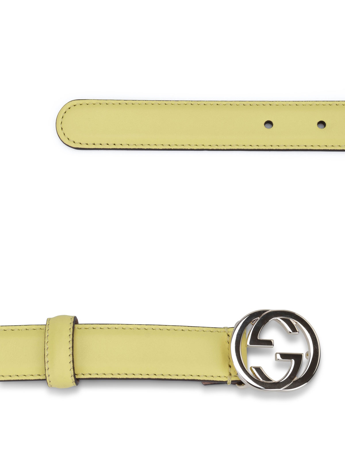 Gucci Gg Buckle Belt In Multicolor