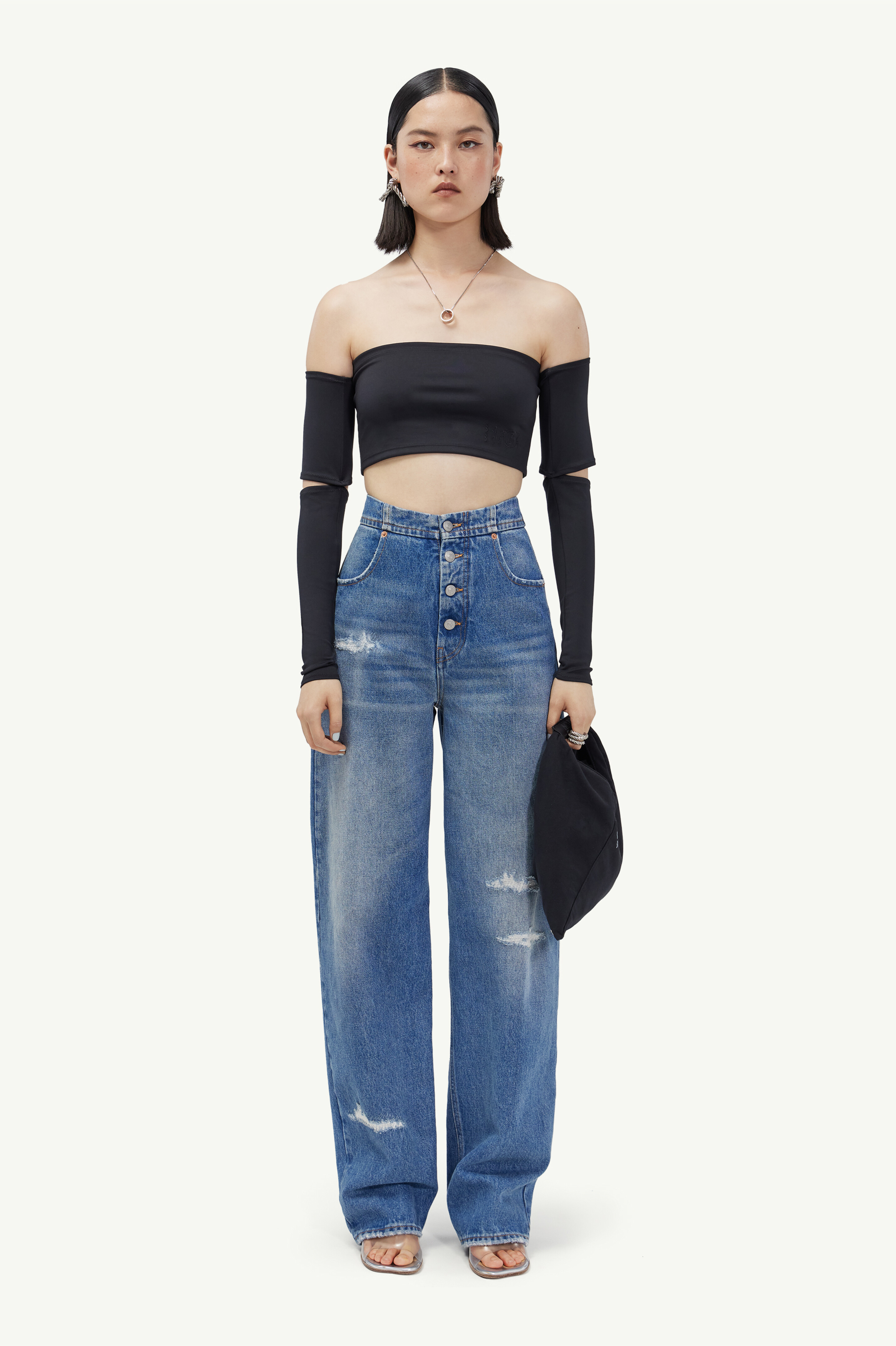 MM6 MAISON MARGIELA BODYCON TOP
