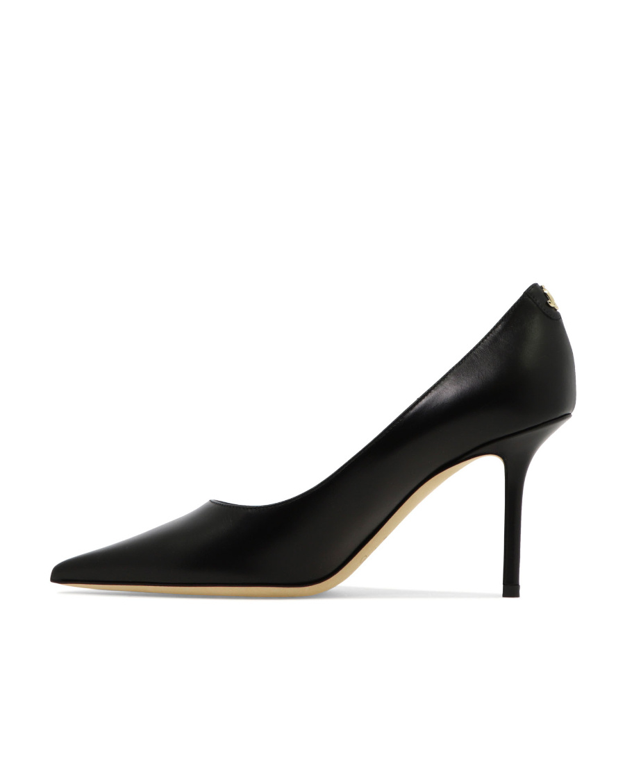 Jimmy Choo Love 85 Calf Leather Pumps In Black
