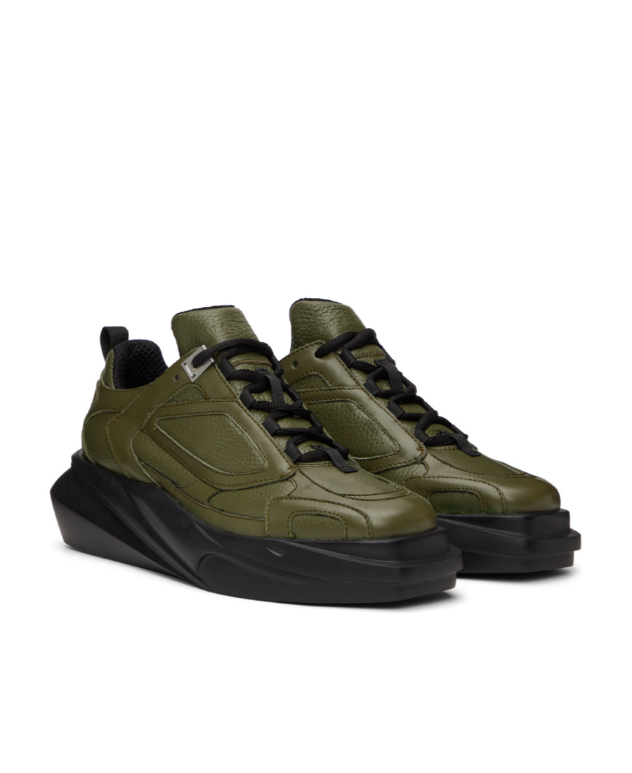 Alyx Ssense Exclusive Khaki Mono Hiking Sneakers In Black