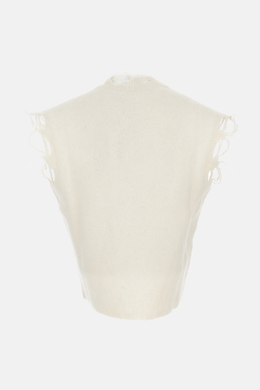 Haikure Sleeveless Knitted Top In Neutral