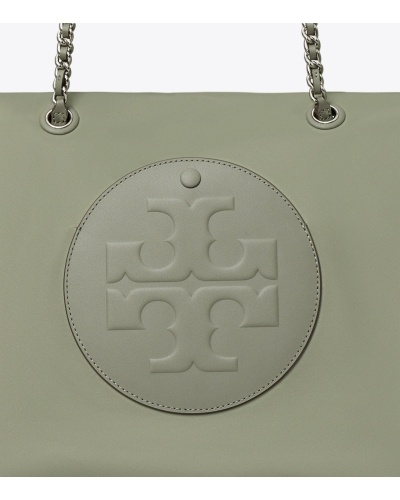 Tory Burch Ella Chain Tote Bag In Brown