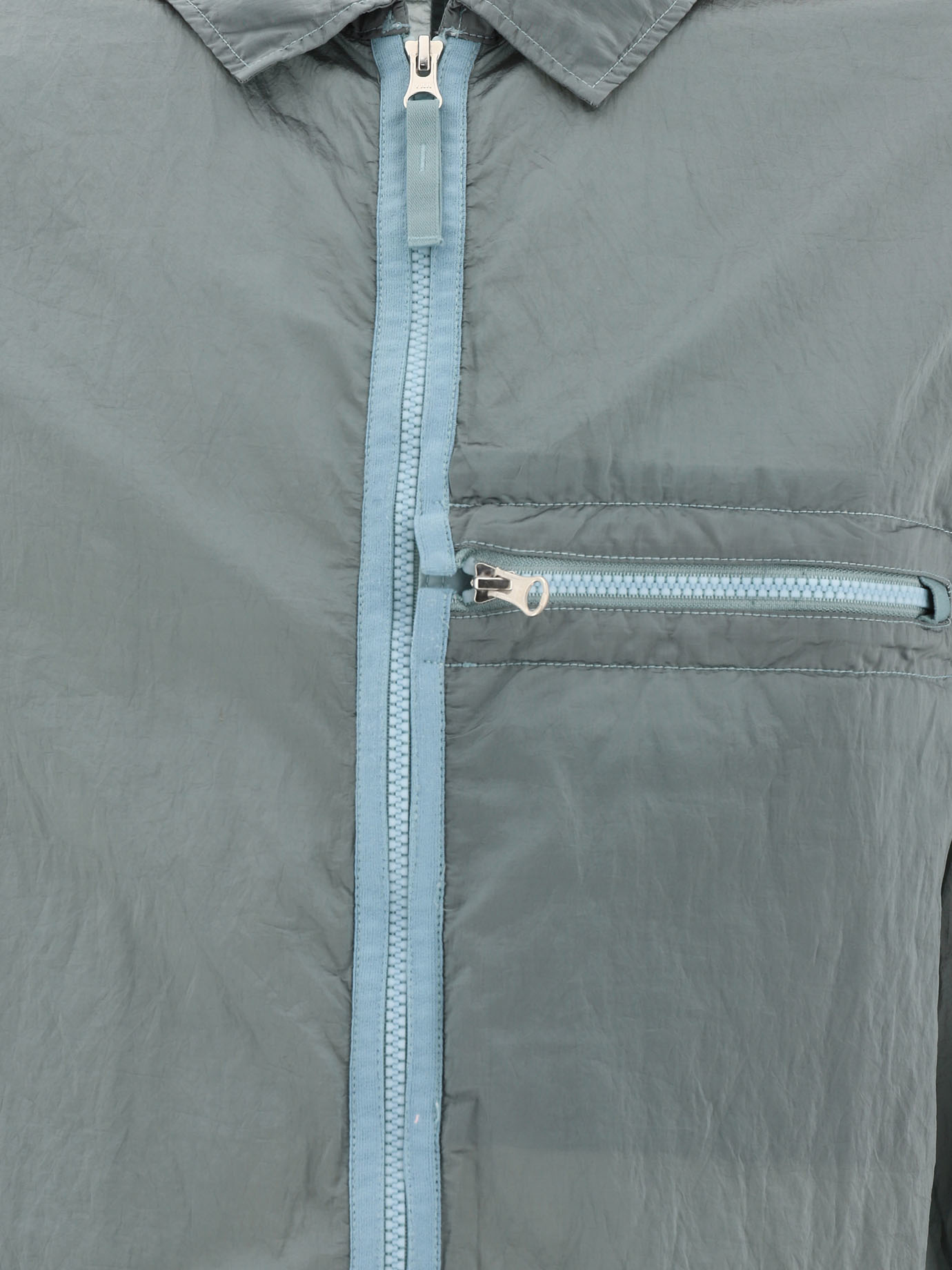 STONE ISLAND COMPASS-PATCH ZIP-UP JACKET