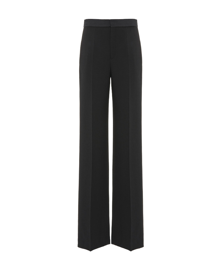 Shop Chloé Straight-leg Trousers In Black