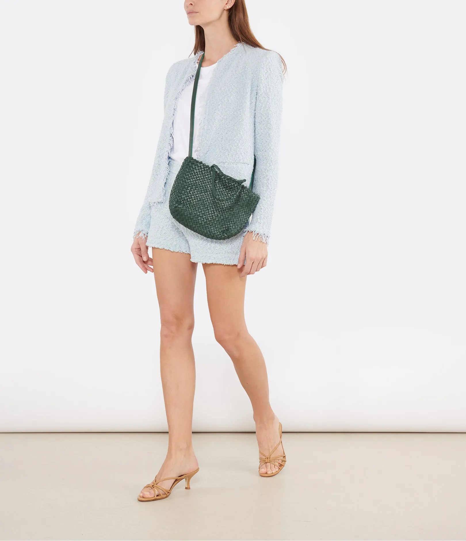 Iro Belt-loop Shorts In Blue
