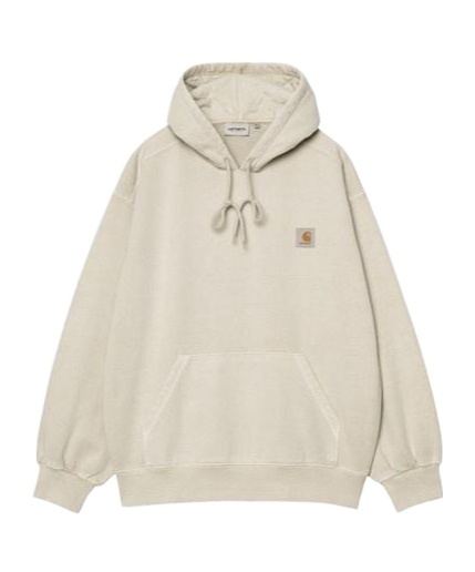 Carhartt Hooded Sweatshirt Featuring Kangaroo Pocket In Neutral