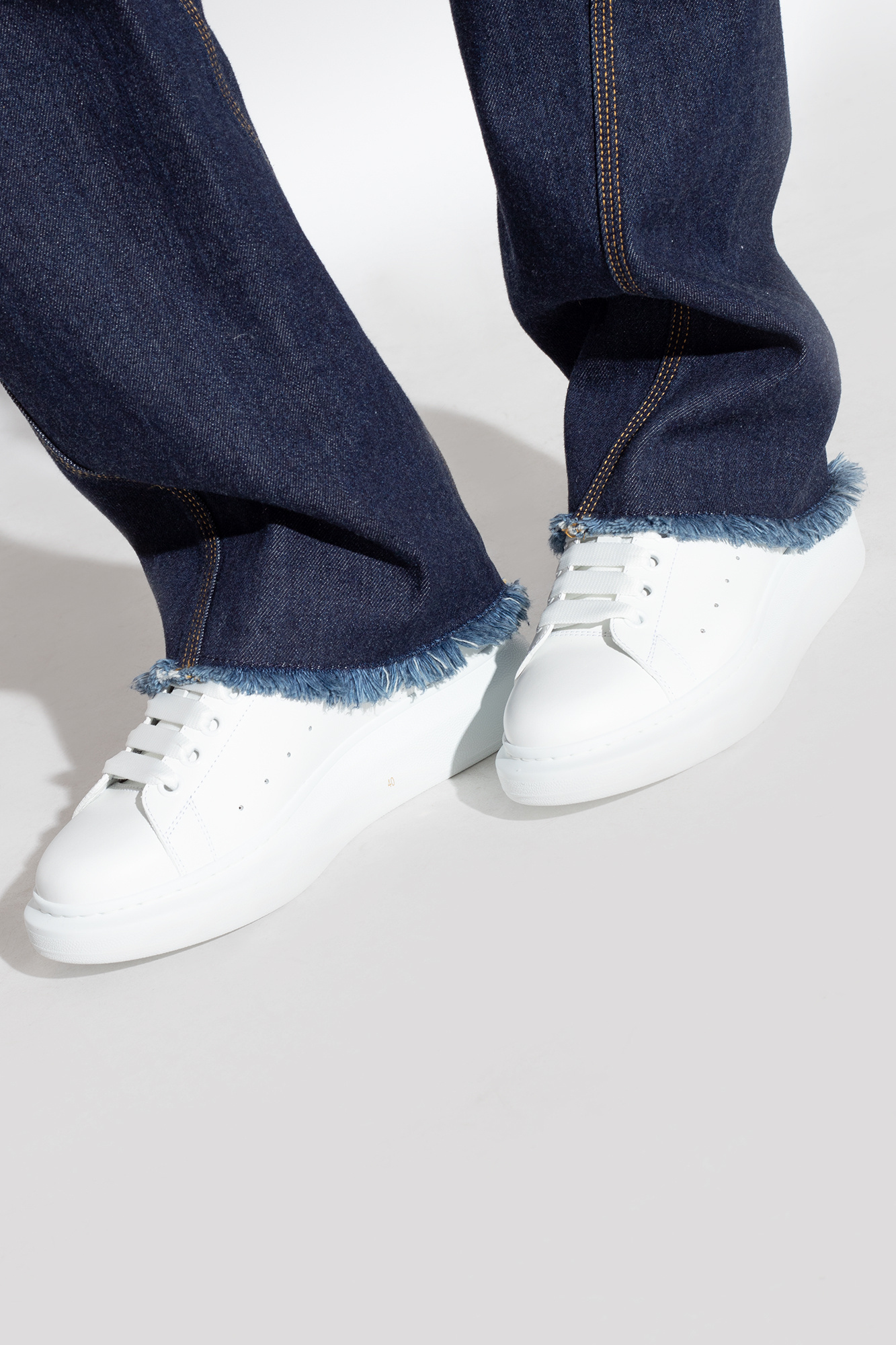 Alexander Mcqueen Oversized Sneakers In White
